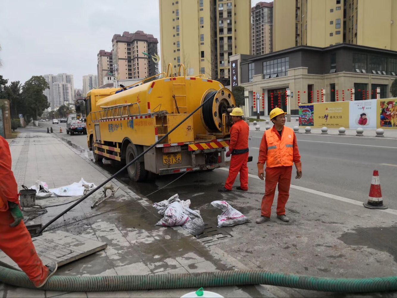 灵武排污管道清淤-管道清洗